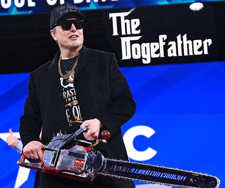 Elon Musk Dogefather Dark Knight